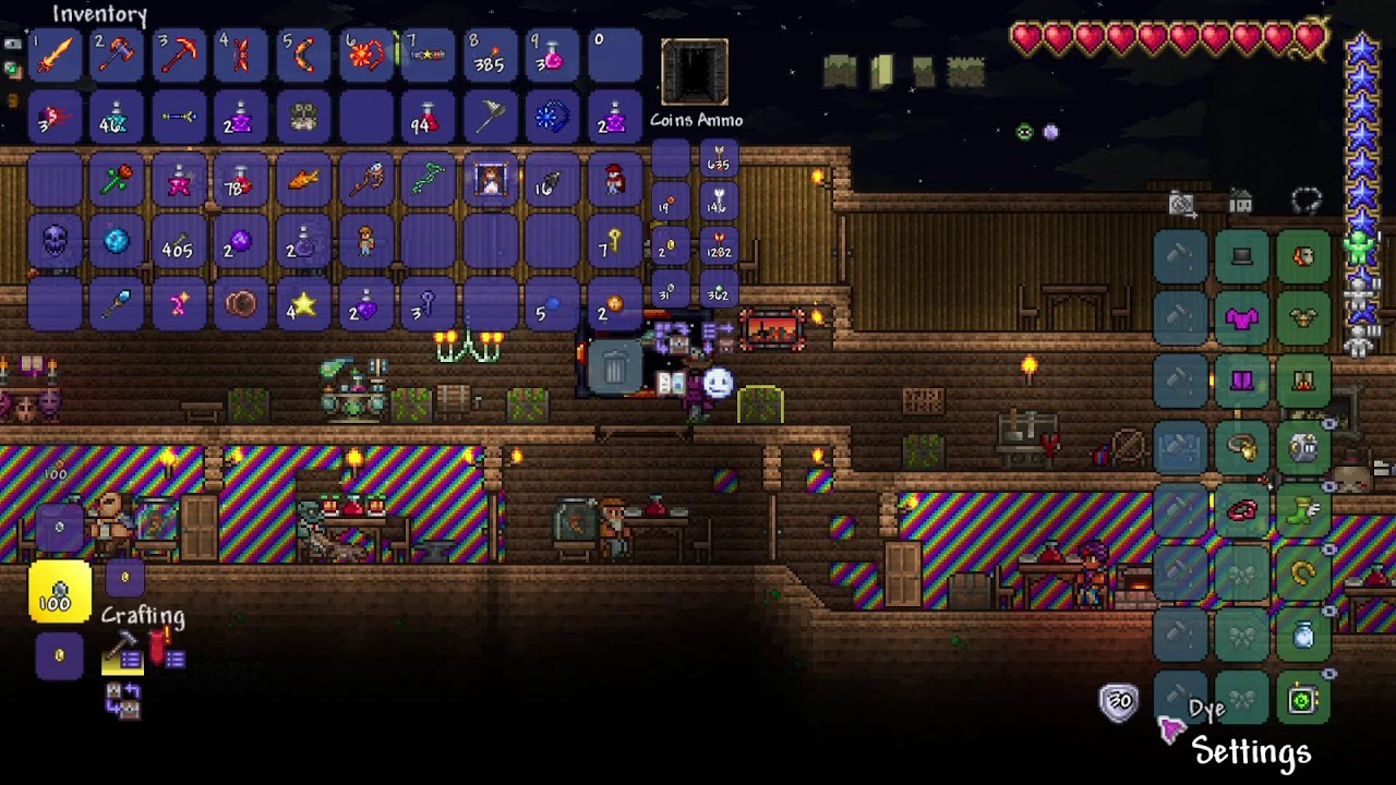 Preparing for Hardmode in Terraria