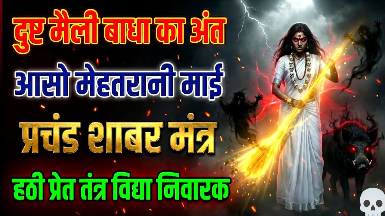 आसो मेहतरानी माई प्रचंड मंत्र | हठी मैली प्रेत तंत्र काली विद्या निवारक | आसो माई शक्तिशाली  मंत्र 