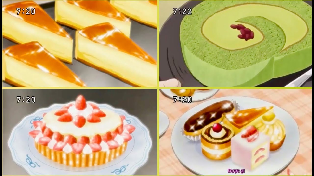 [ramen_tv] Tổng hợp các loại bánh trong phim hoạt hình công chúa bánh ngọt(Yumeiro Patissiere)🍰park1