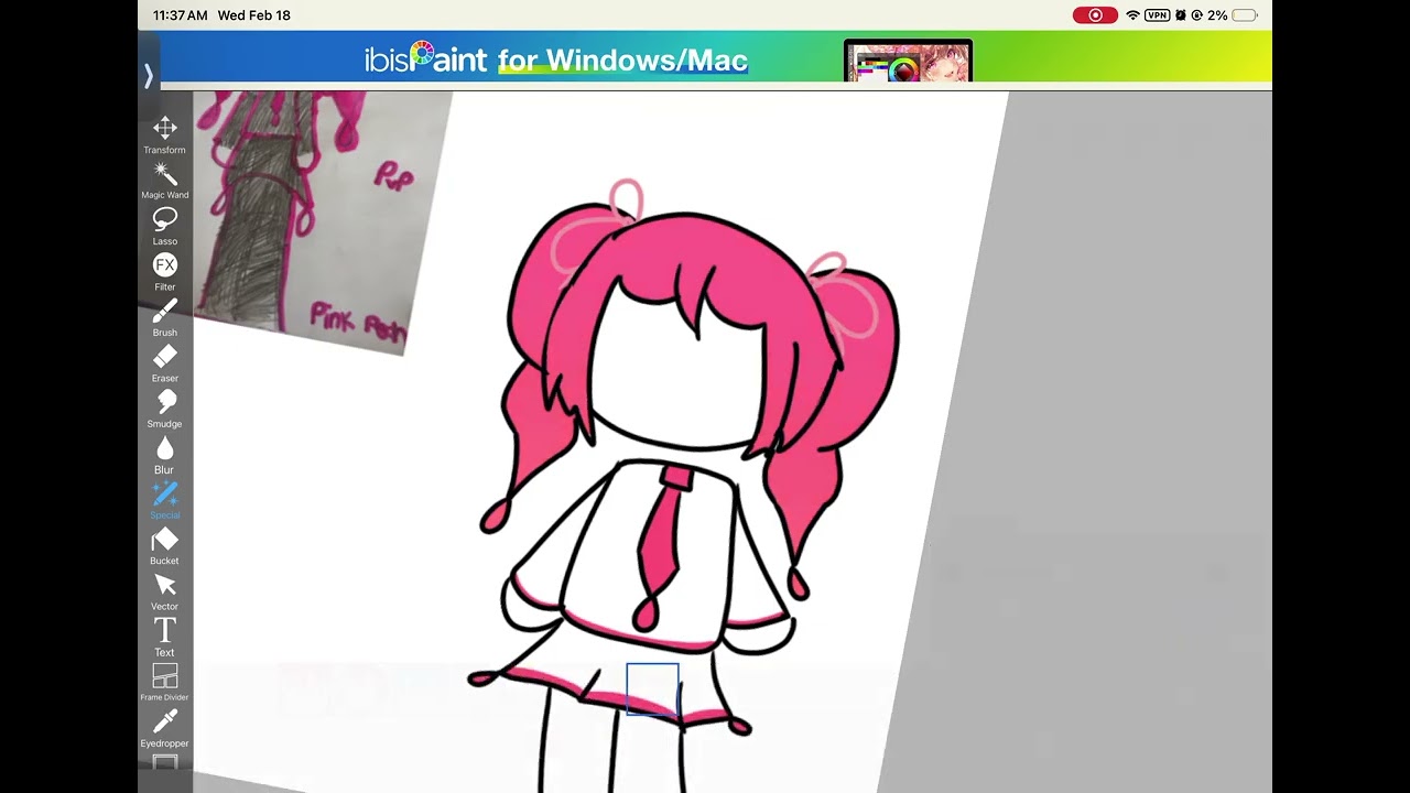 Drawing my little sister’s  Fruit Train oc!! (Pink Peach)
