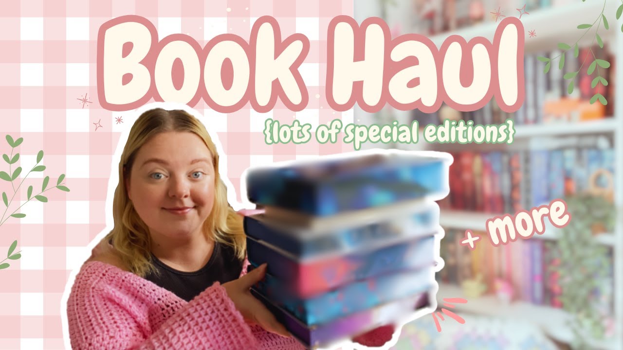 ✨Book Haul✨ A bunch of Special Editions with GORGEOUS sprayed edges!