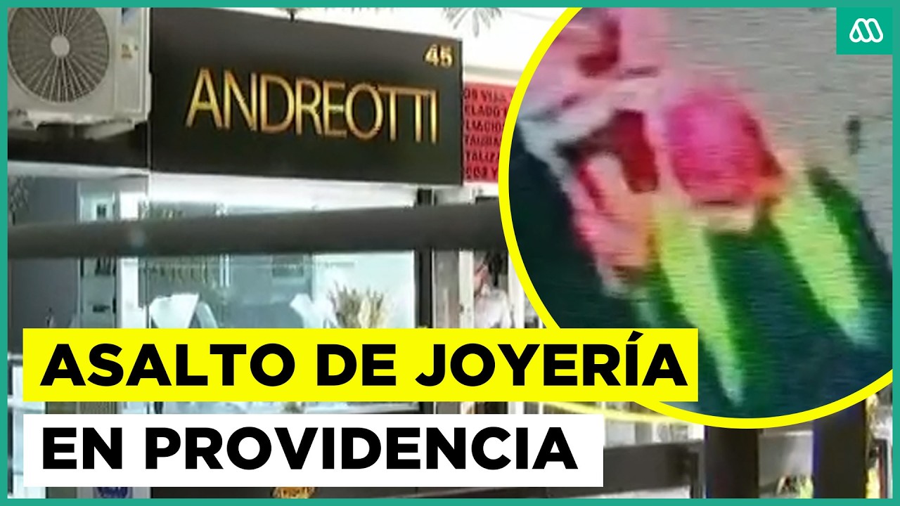 Asaltan joyería en Providencia: Grupo de delincuentes se llevó más de $200 millones