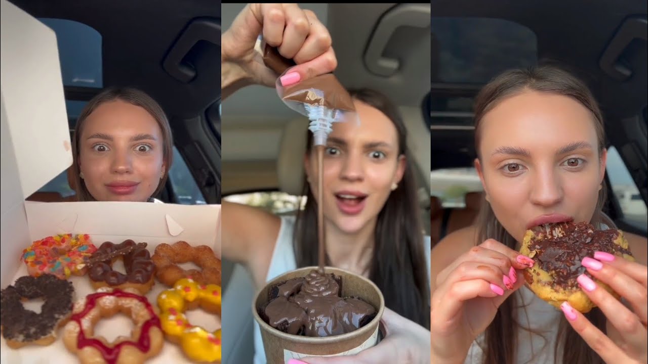 kumpulan video tiktok MUKBANG ASMR  @mariavehera257 |part5