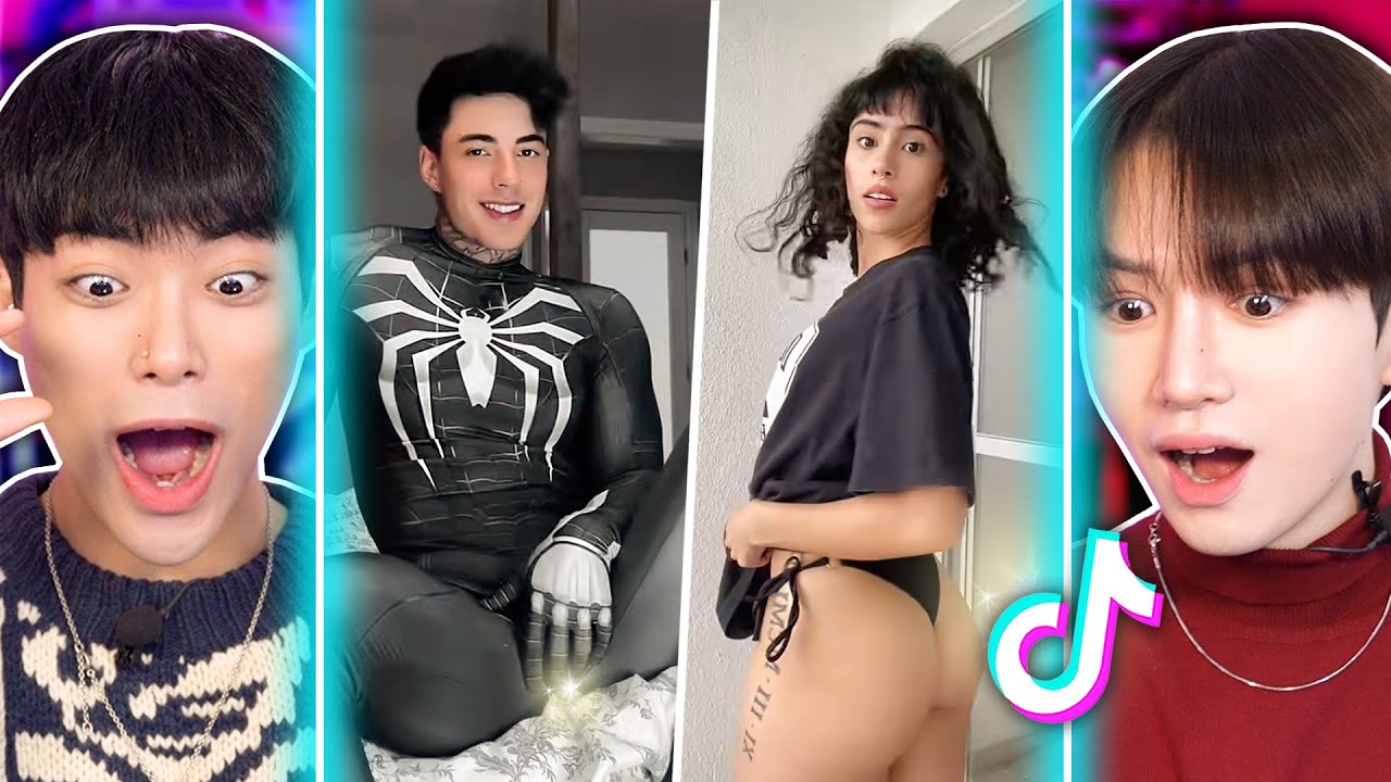 Корейские парни впервые отреагировали на челлендж TikTok «Big T-Shirt Billie» | PEACH KOREA