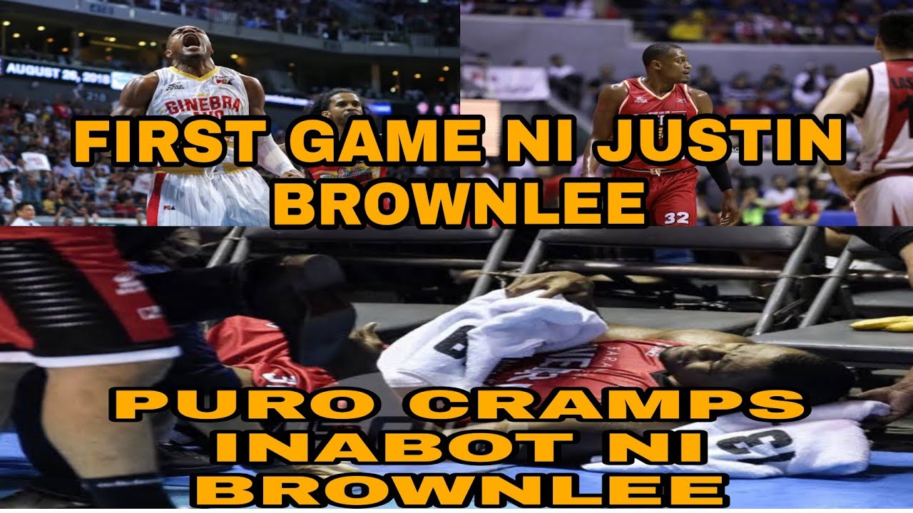JUSTIN BROWNLEE PINAGDUDAHAN MO DIN BA SA KANYANG UNANG LARO? PANOORIN MO ITO ANG KANYANG UNANG LARO