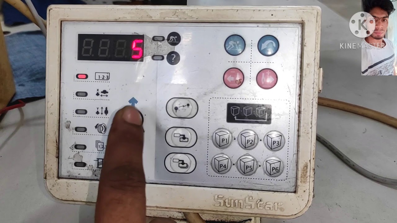 বারটেক সানস্টার মেশিনের প্যাটান প্রোগ্রাম এবং সার্কেল প্রোগ্রাম,,bartack sunstar machine program