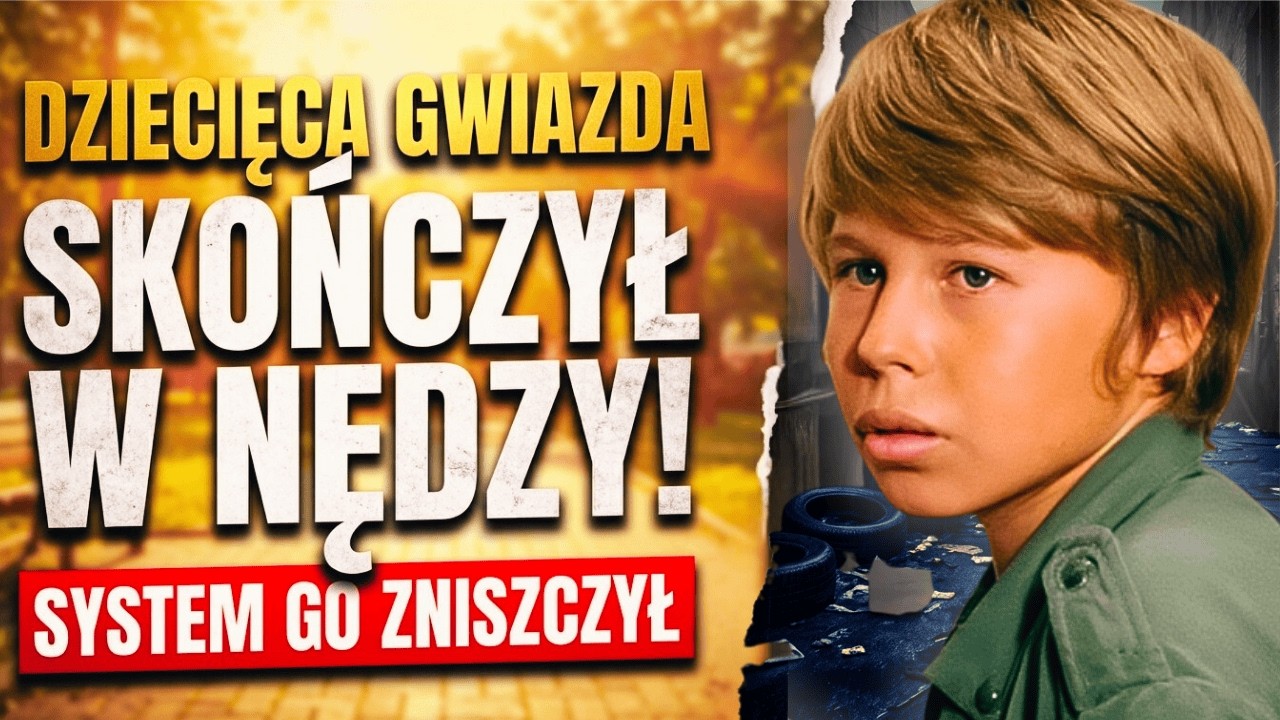 UWIELBIANY PRZEZ MILIONY, ZMARŁ JAKO BEZDOMNY. Tragiczny los dziecięcej gwiazdy PRL