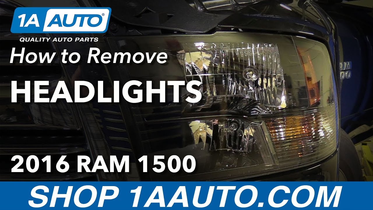 How to Replace Headlights 13-17 Ram 1500