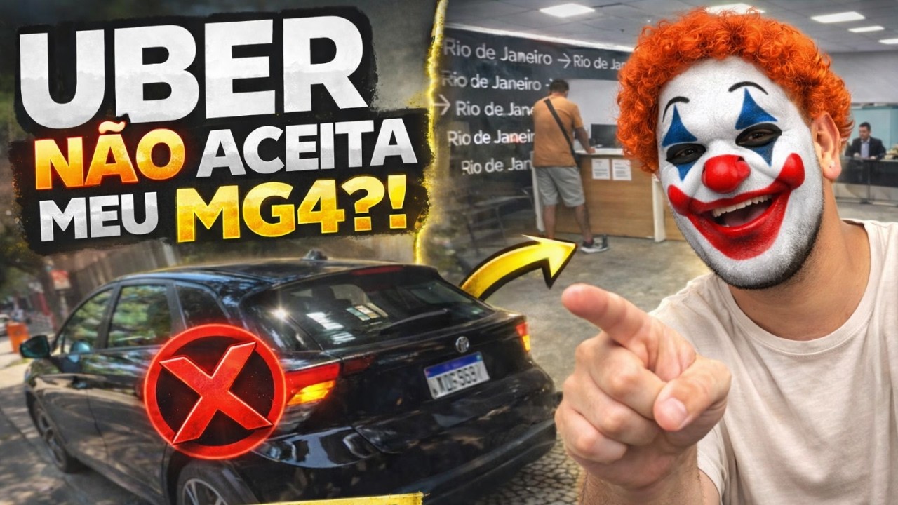 UBER NÃO ACEITA MEU MG4! Fui resolver pessoalmente