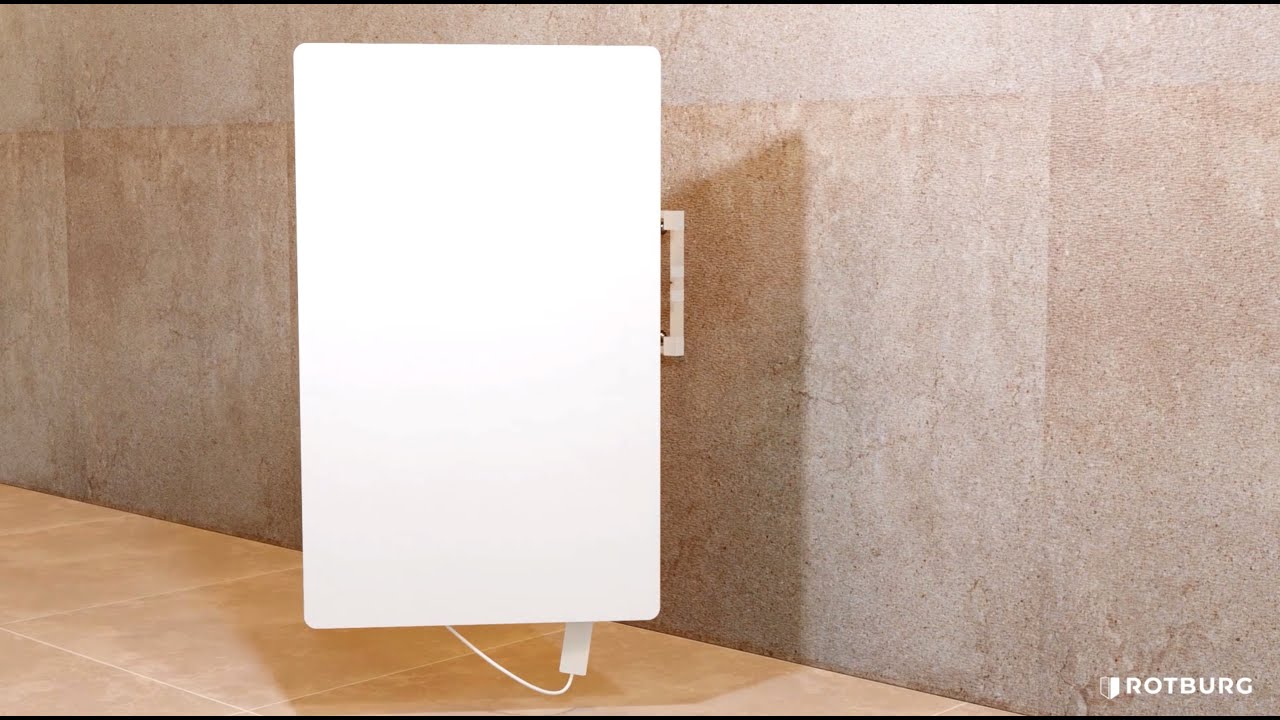 ROTBURG Infrarotheizung im Badezimmer - Montage