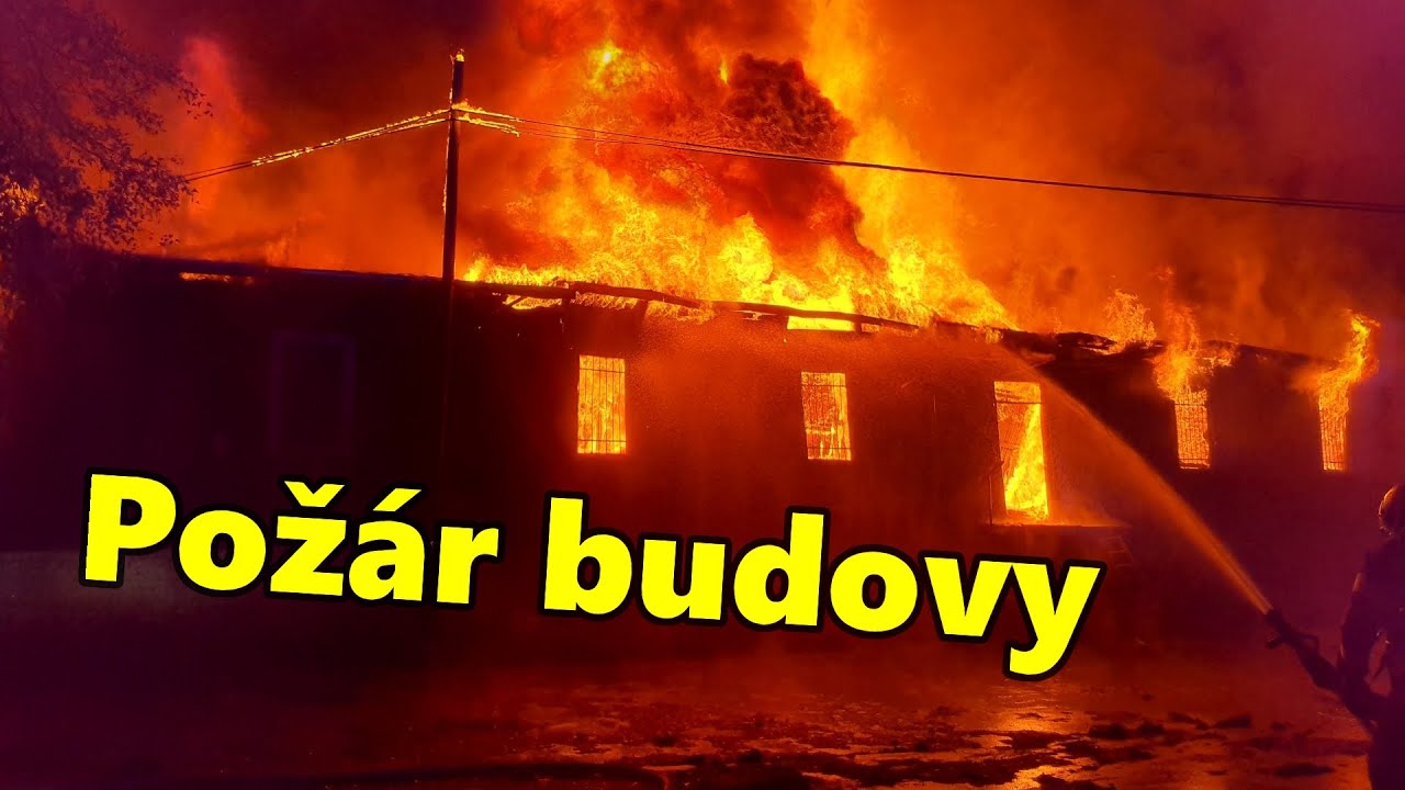 Požár nízké budovy