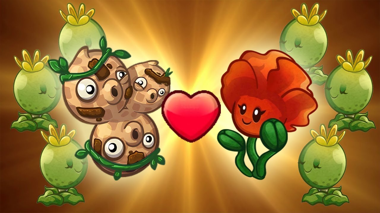 Poppies Three-Nut Combo! SIMPLE But STRONG! ▌ PvZ Heroes