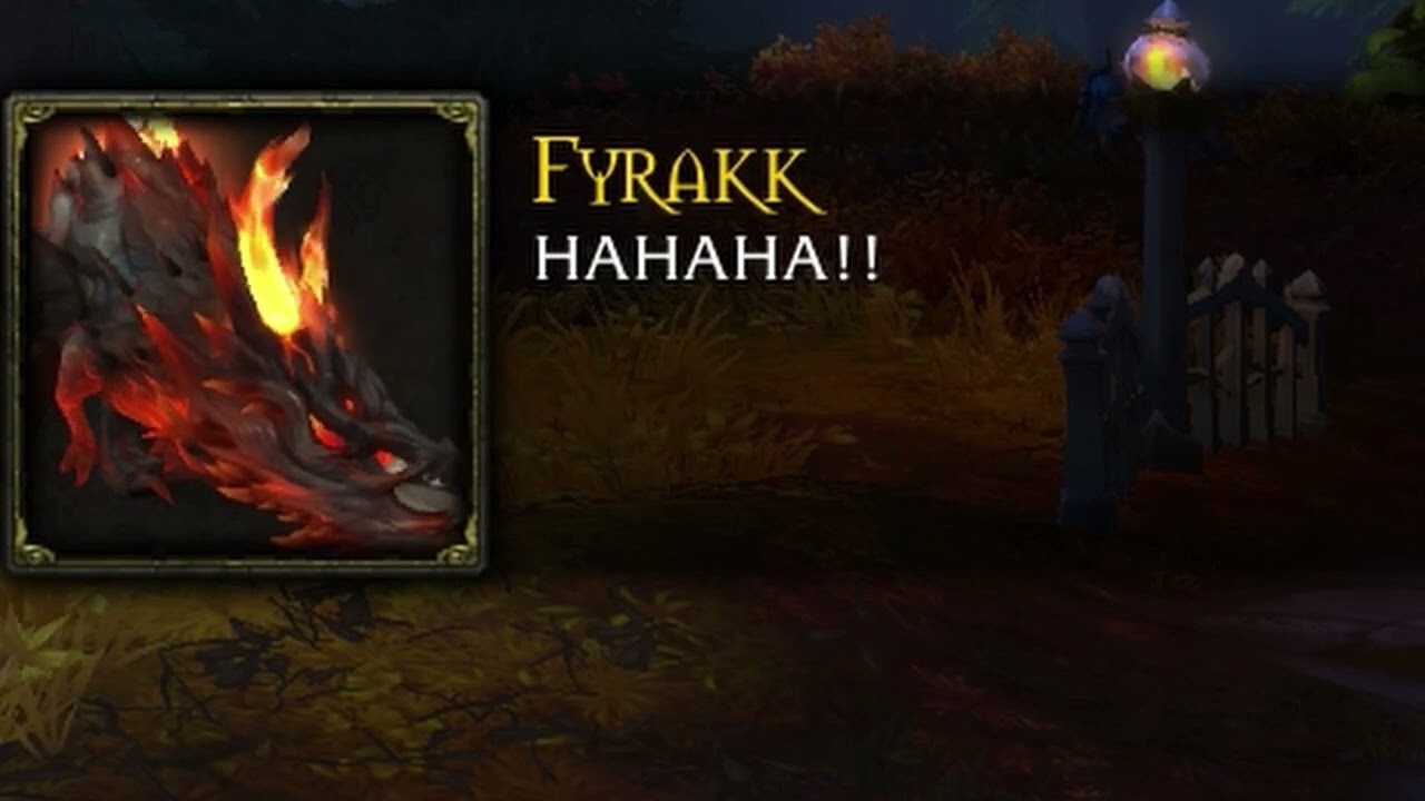 World of Warcraft Dragonflight. Fyrakk's Epic laugh. No SFX/Music/BG/AMB.