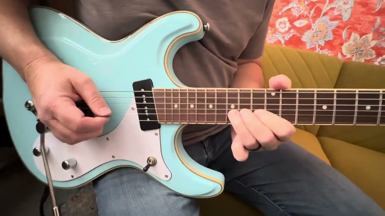 Who cares about baritone guitars? Probably you! Check out my Eastwood Sidejack baritone 20th LTD DLX