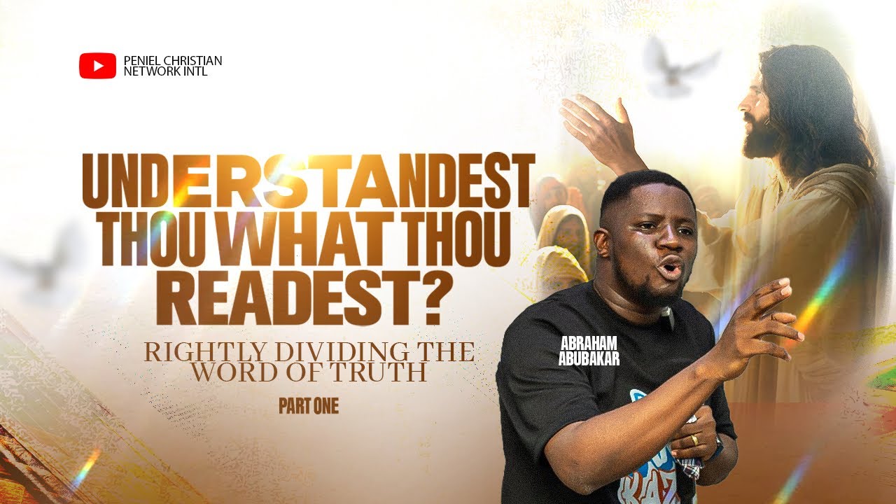 UNDERSTAND THOU WHAT THOU READEST? || SUNDAY SERVICE || 23 NOV 2025 |ABRAHAM ABUBAKAR