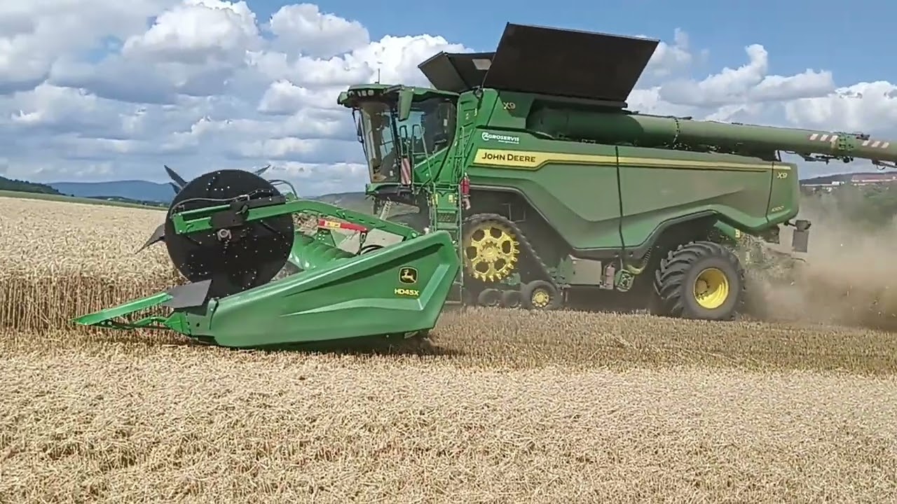Žatva 2025 Pšenica JOHN DEERE X9 1000 24 časť