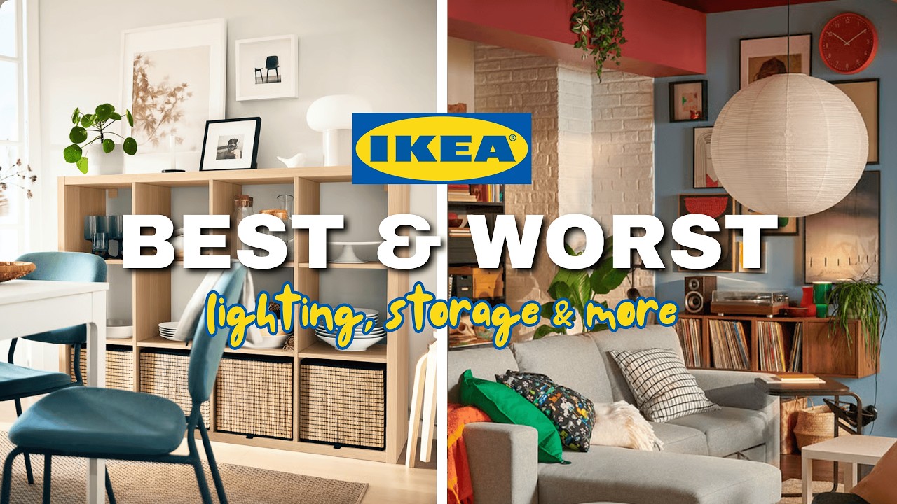 Лучшие товары ИКЕА, которые стоит купить/избежать в 2025 году по версии Decorator | Освещение, хр...