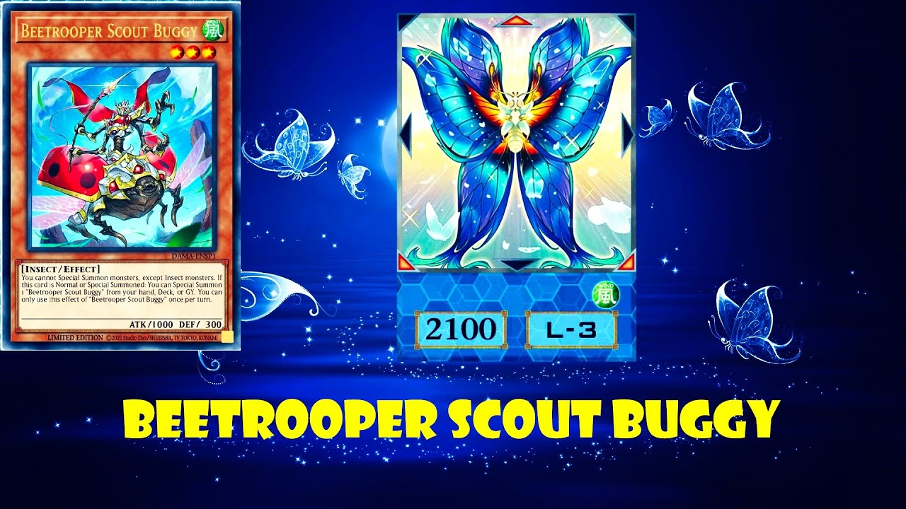(YGOPRO)Insect deck,Beetrooper Scout Buggy,Dawn of Majesty TCG World Premiere