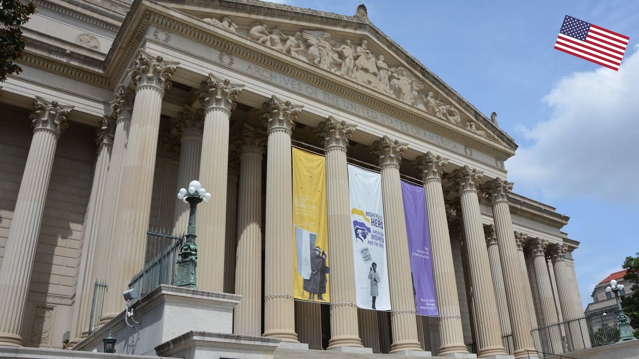 NATIONAL ARCHIVES BUILDING: HOME OF THE DECLARATION OF INDEPENDENCE (4K)