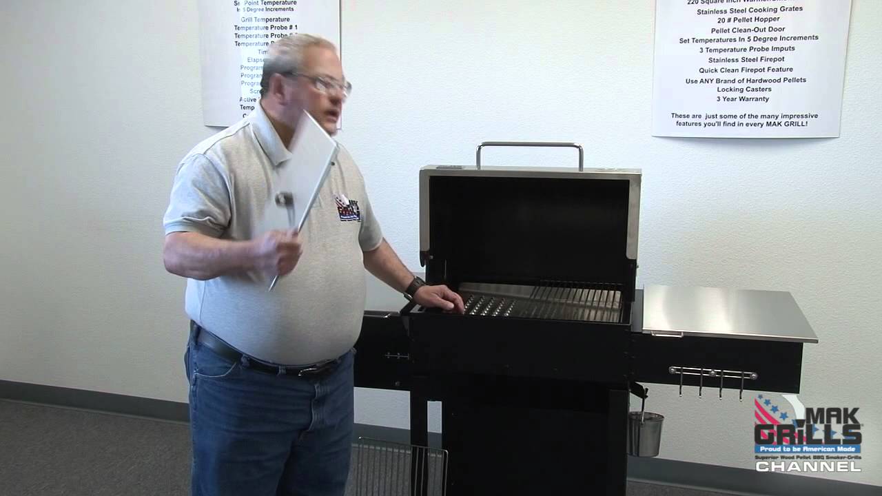 The features of the 2-Star Pellet Grill from MAK GRILLS!