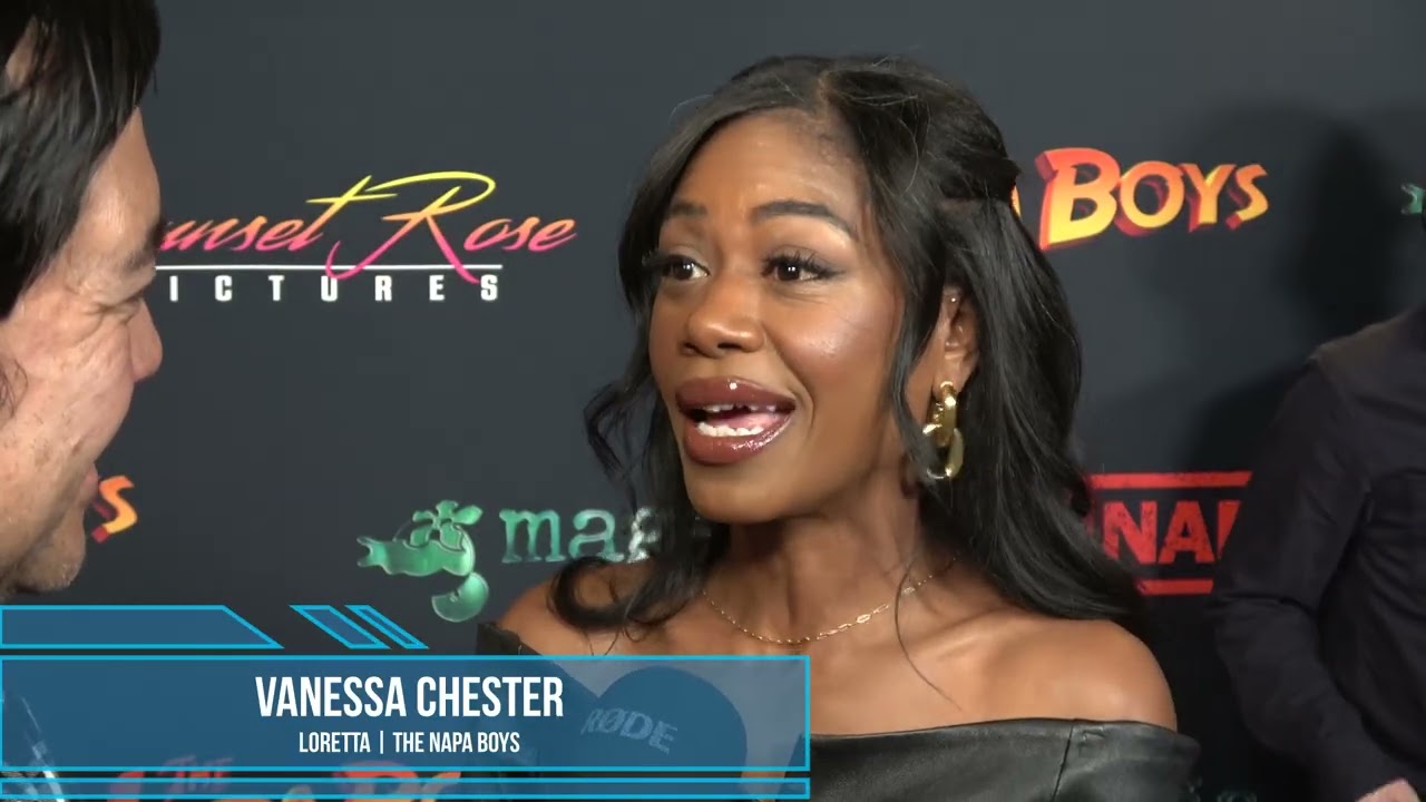 Vanessa Chester Carpet Interview at The Napa Boys Premiere