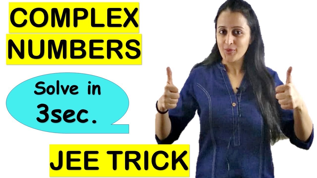 COMPLEX NUMBERS TRICK- LOCUS OF A POINT/TRICK FOR JEE/NDA/NA/CETs/SSC-CGL