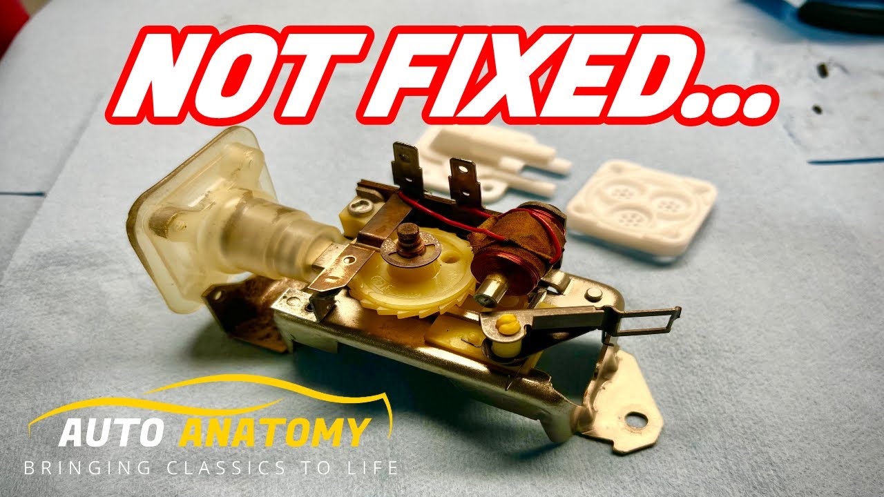 Rebuilding the washer pump & possible ENGINE FAILURE on the Corvair?
