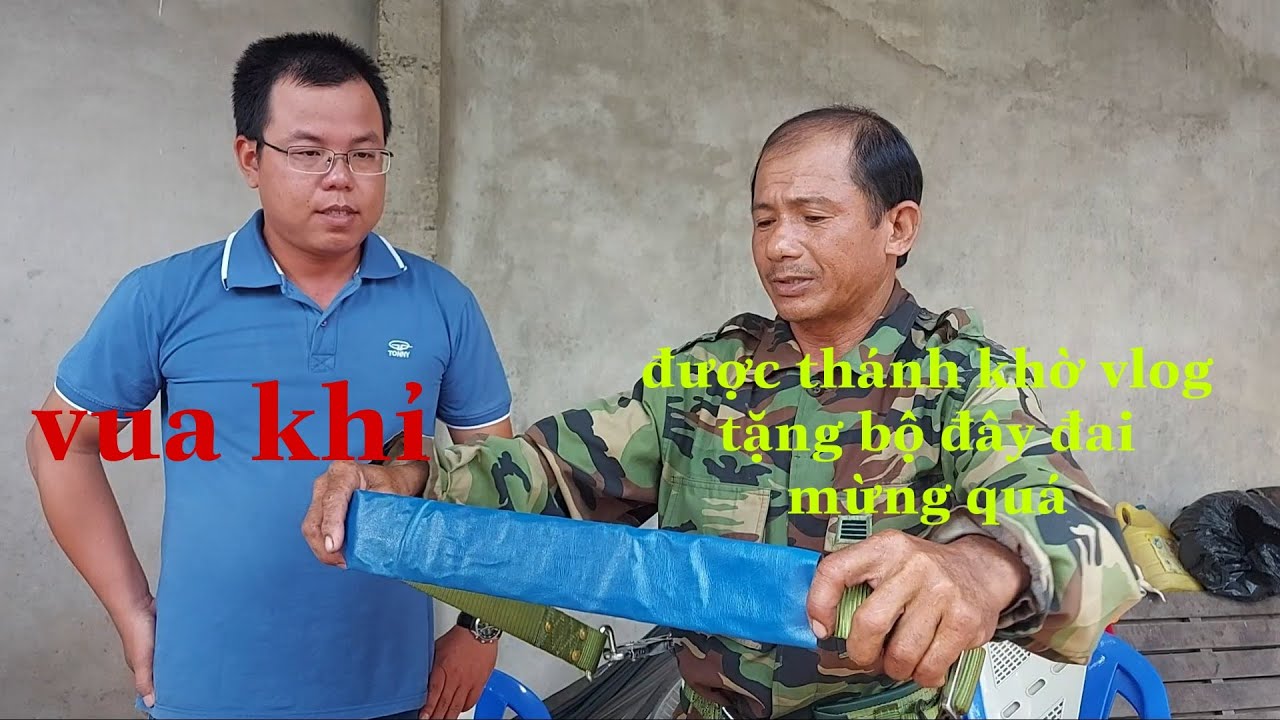 "VUA KHỈ" ĐƯỢC THÁNH KHỜ VLOG TẶNG BỘ DÂY ĐAI CHUYÊN CƯA CÂY CAU VUA