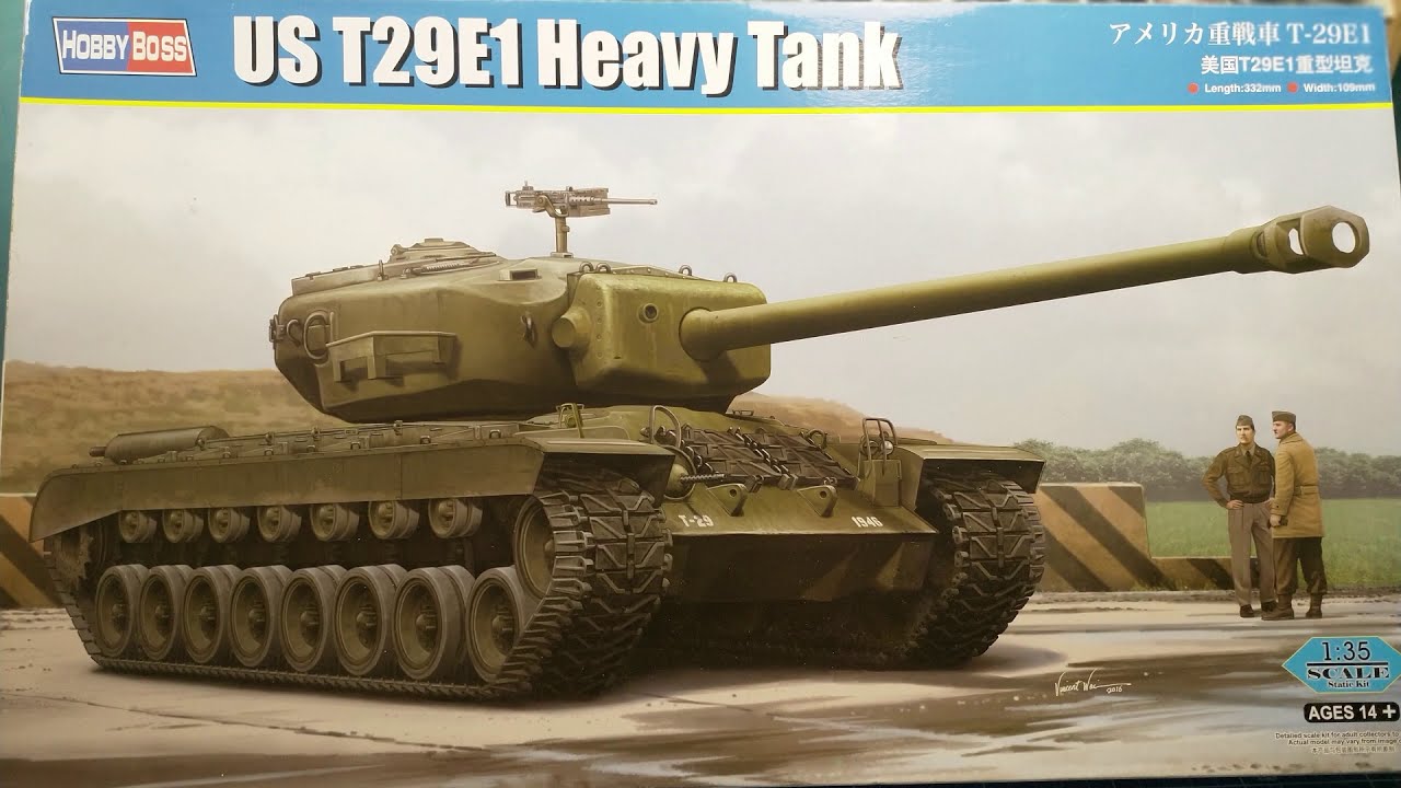 Hobby Boss T29E1 Сборка / Hobby Boss T29E1 Build