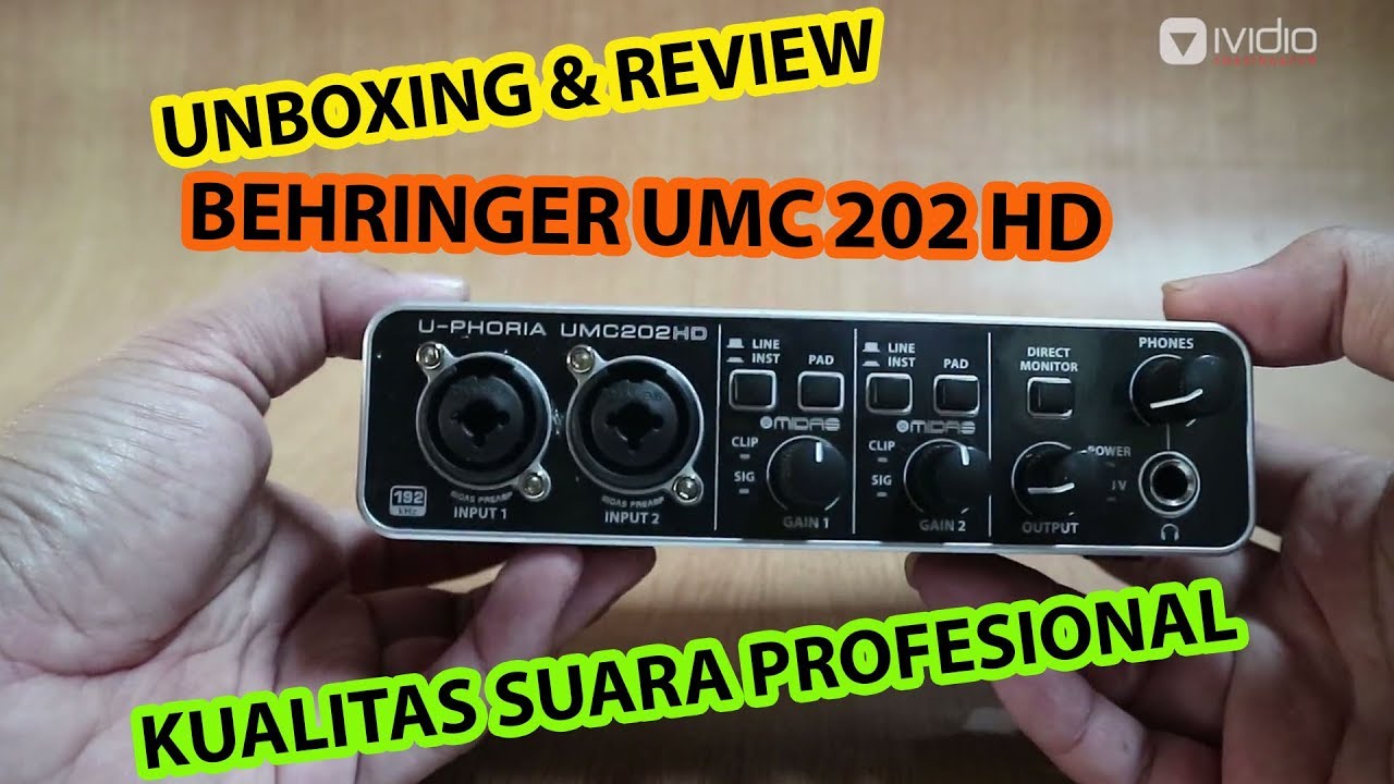 BEHRINGER UMC202HD UNBOXING DAN REVIEW SINGKAT