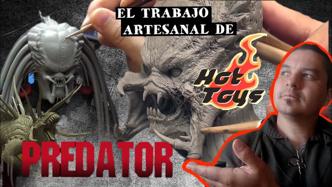 EL TRABAJO ARTESANAL DE HOT TOYS en su linea PREDATOR