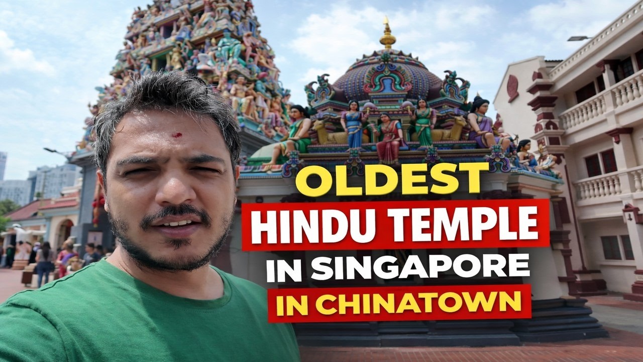Found Oldest Hindu Temple in Singapore next to my Hotel in Chinatown| Visit to Sri Mariamman Temple