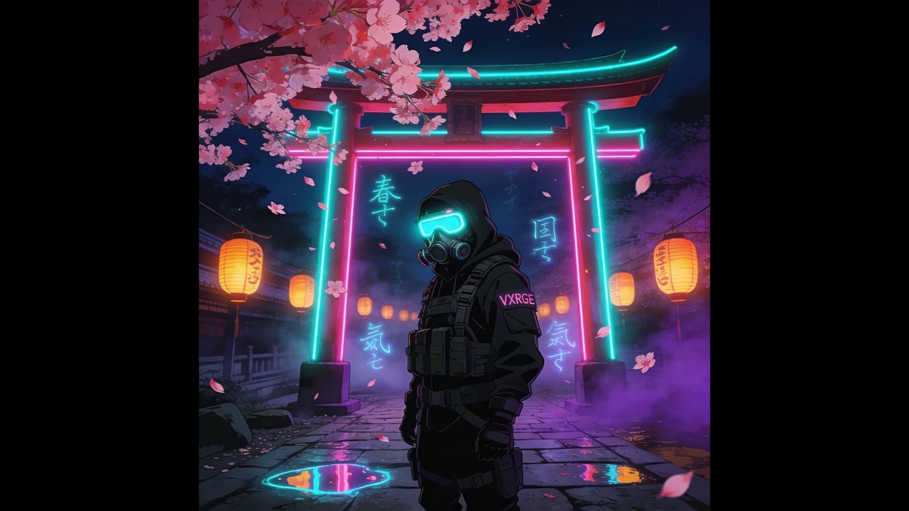 Petal Fall - Japanese Synthwave | Cherry Blossom Music