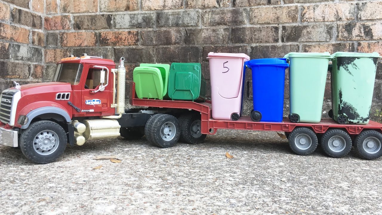 Garbage Truck Videos For Children l New Trash Grabber Picking Up Garbage Bins  l Garbage Trucks Rule