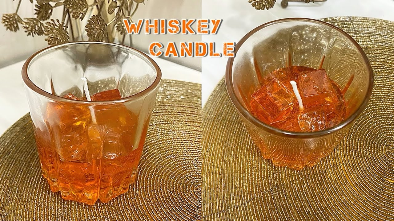 Whiskey Candle | Gel Candle | Gel Candle Making for beginners