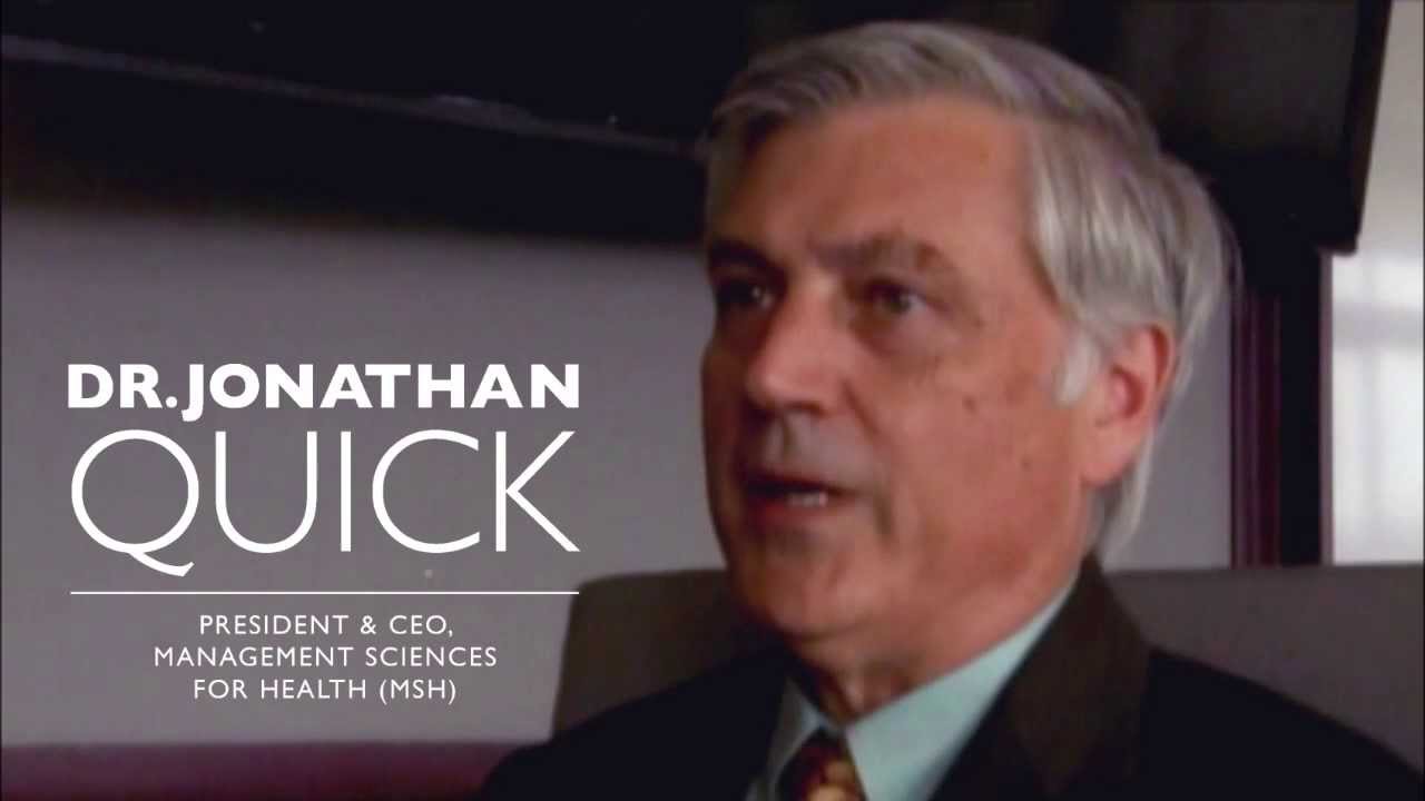 Governance for Health Round Table - Interview: Dr. Jono Quick - Good Governance Saves Life