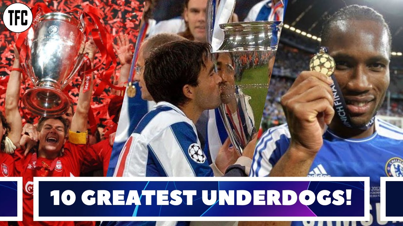 10 Greatest Underdog Stories in Champions League History!