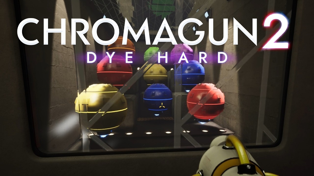Playing with balls in ChromaGun 2: Dye Hard!