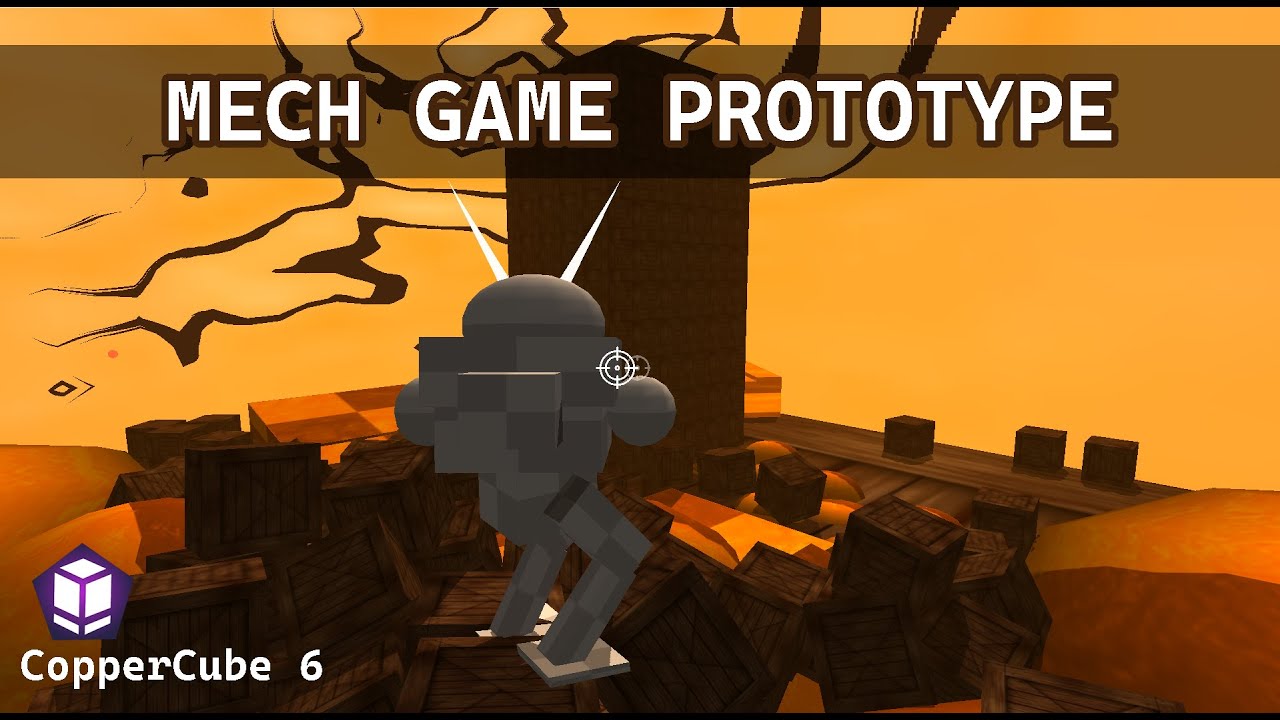 Mech Game Prototype - Day 1 - CopperCube 6