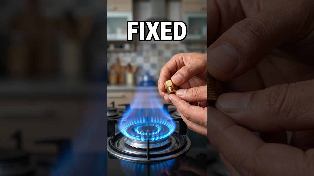 how to adjust flame on gas stove #gasrepair #flame #mpmallick #shorts