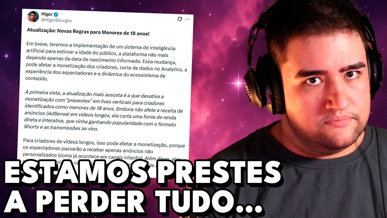 MUDANÇA NO YOUTUBE PODE DINAMITAR MONETIZAÇÃO DOS CANAIS...
