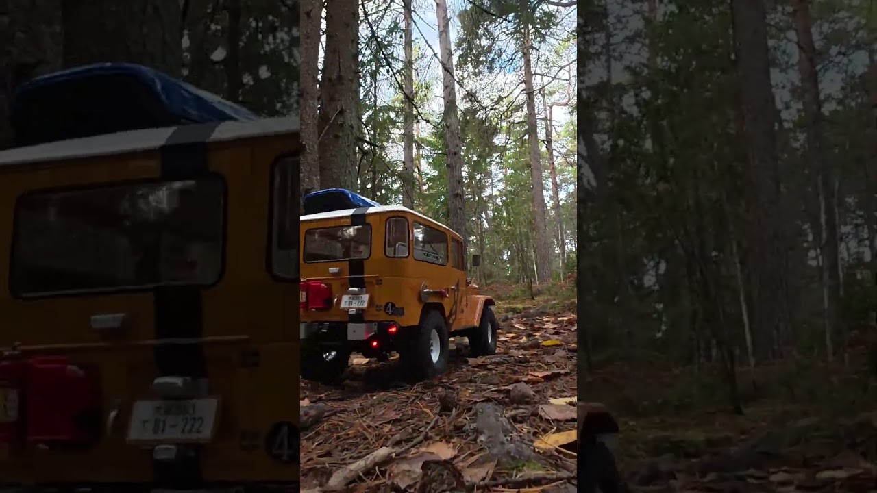 FMS Toyota FJ40 in the forest #fmshobby #fj40
