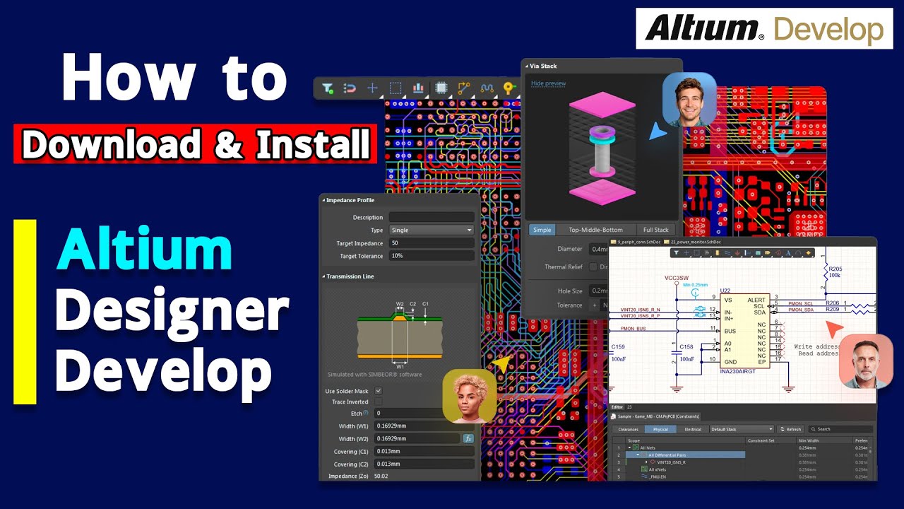 How to Free Download & Install Altium Designer Develop PCB Design Software in 2025