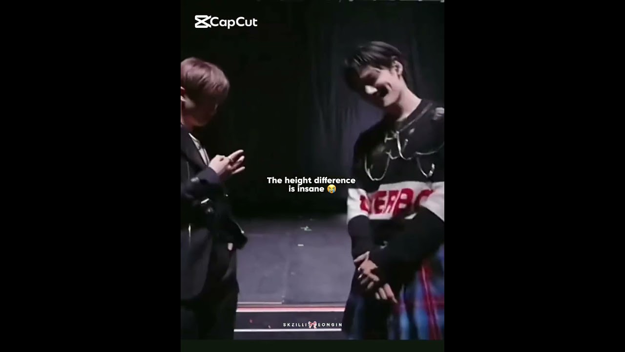 Changbin is tall 😭 #i_n #jeongin #changbin #skz #kpop #fyp #skzillitjeongin