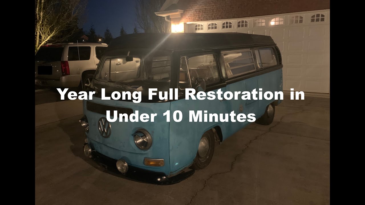 1969 VW Type 2 Westfalia Camper Bus Restoration Start to Finish