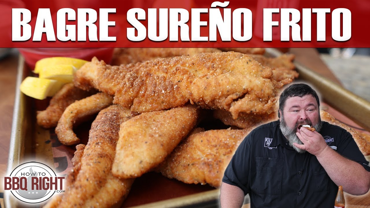 Bagre Sureño Frito - Cómo Freír el Bagre | HowToBBQRight en Español