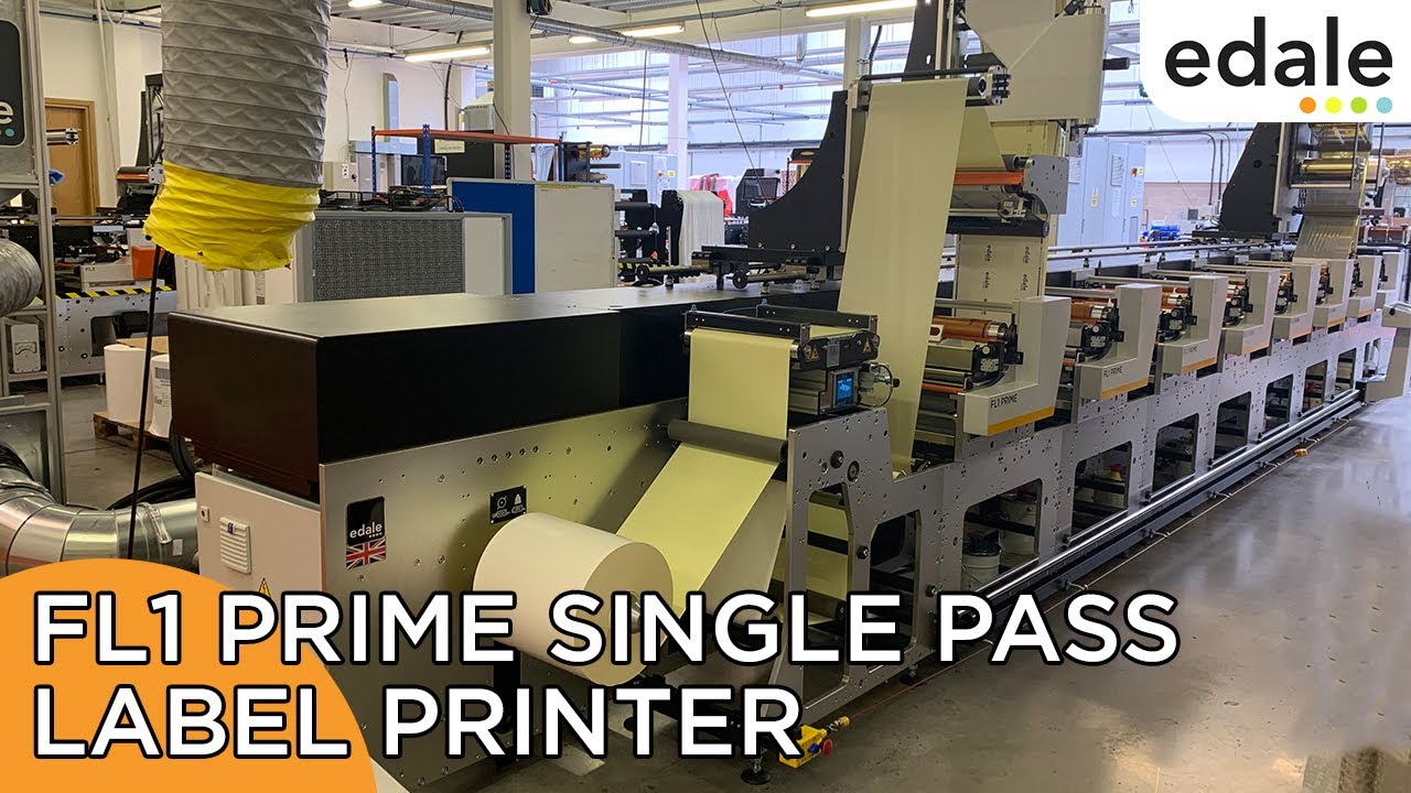 FL1 Prime Single-pass label printer is the cost-effective solution for high quality label printing