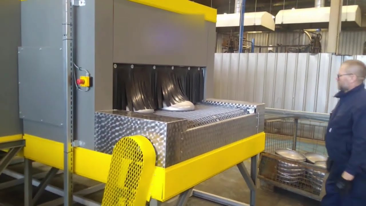 Konveyörlü metal parça yıkama makinesi - Conveyorized metal parts washing machine