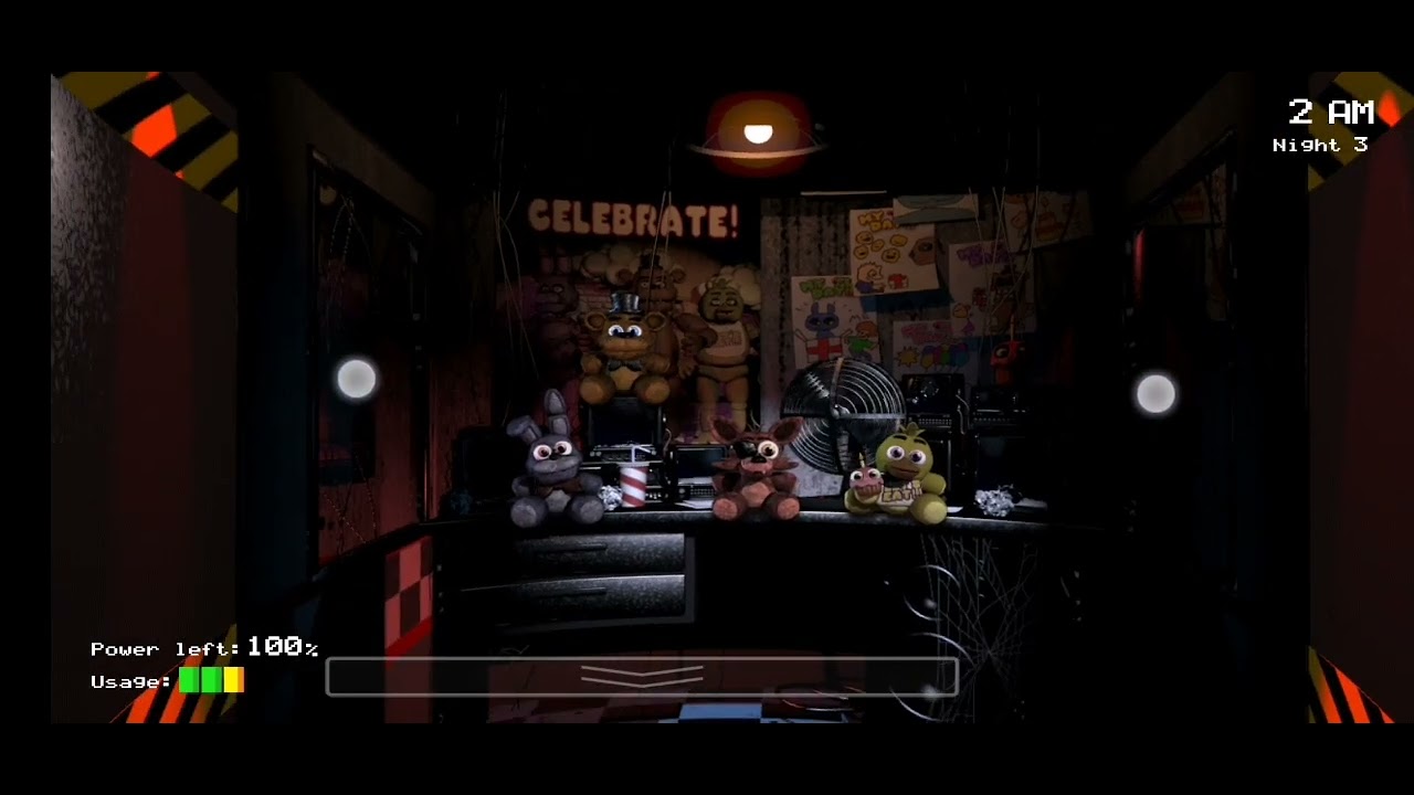 Jugando Five Nights at Freddy's 1