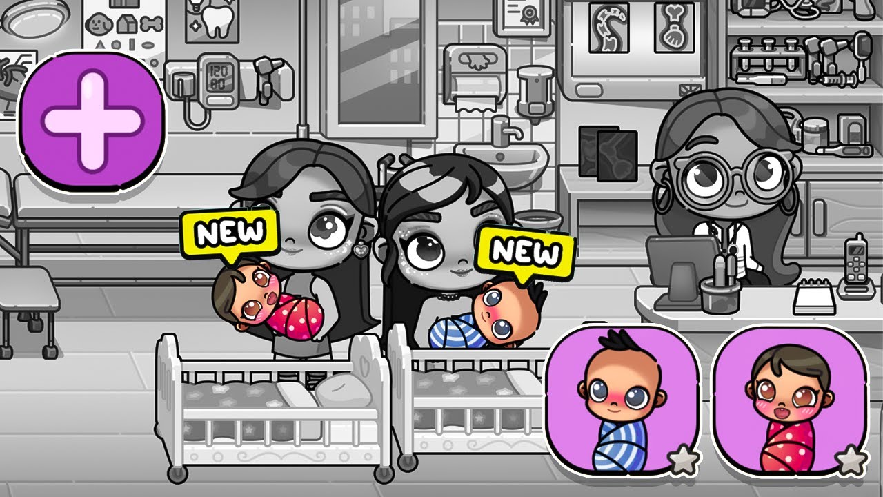LES SECRETS ET LES BÉBÉS DE ROSE ET MIA SUR AVATAR WORLD ! MISS QUEEN 👑